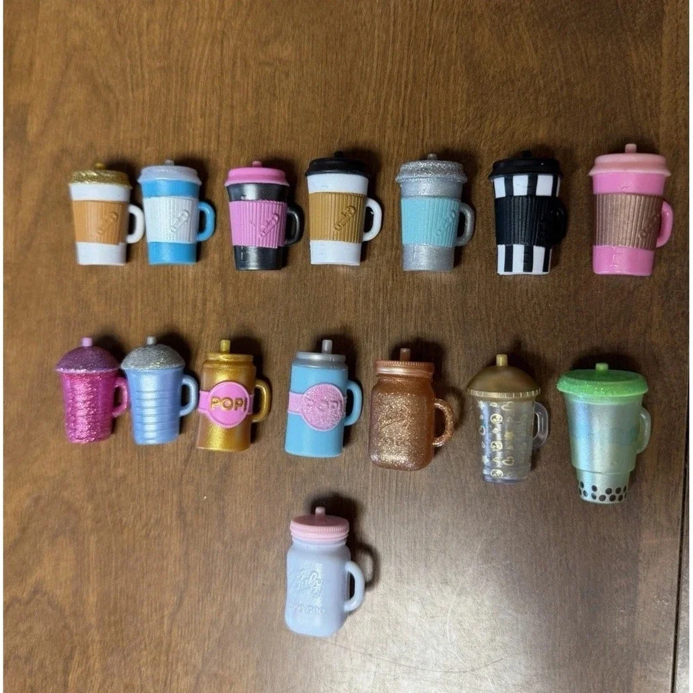 Lol Surprise Doll Bottles Replacement Accessory Milk Coffee Pop Lot Of 15
